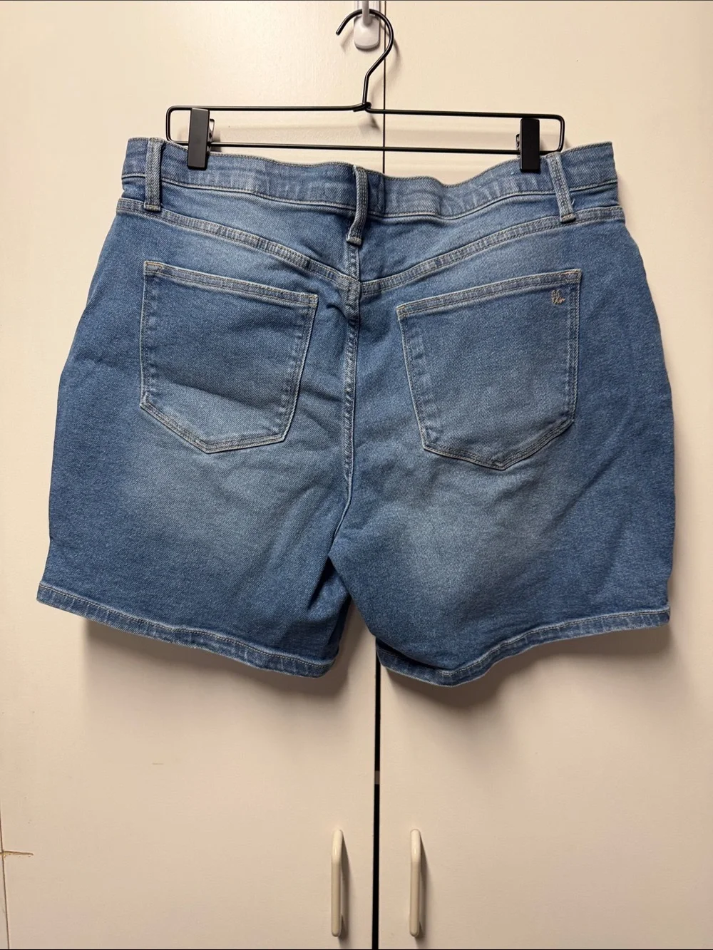 LuLaRoe medium blue relaxed denim shorts